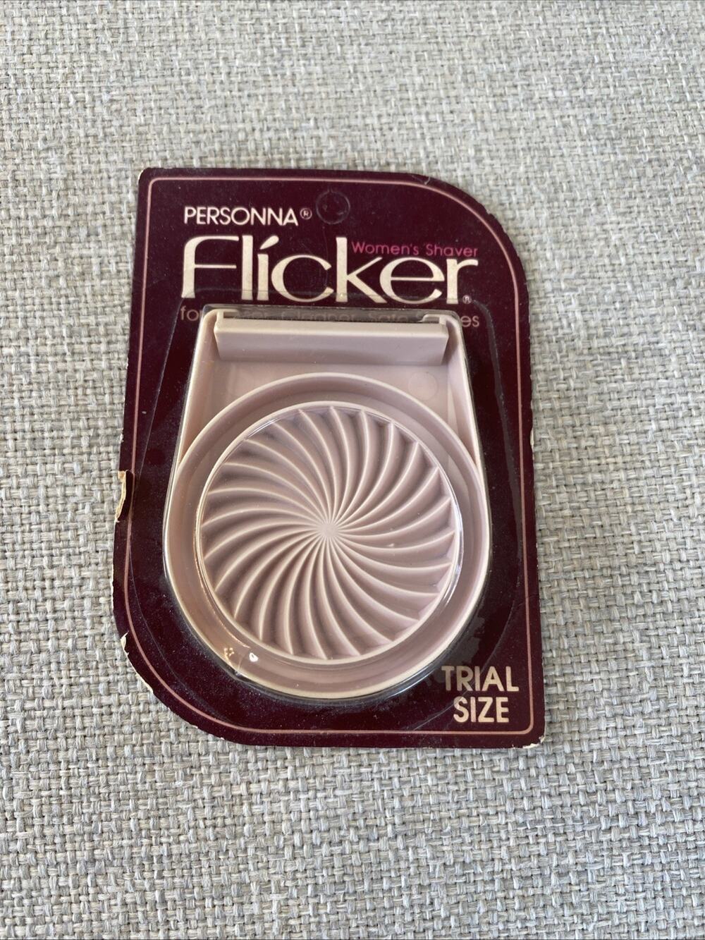 Vintage Flicker Womens Safety Shaver Trial Size NEW 1990s